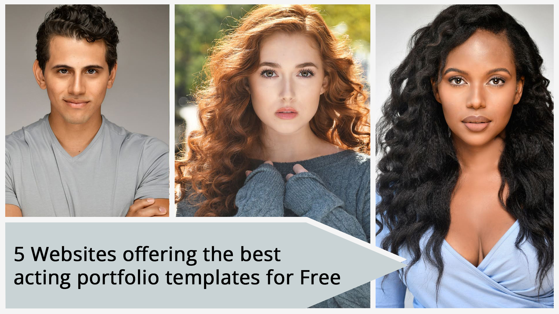 5 Websites offering the best acting portfolio templates for Free