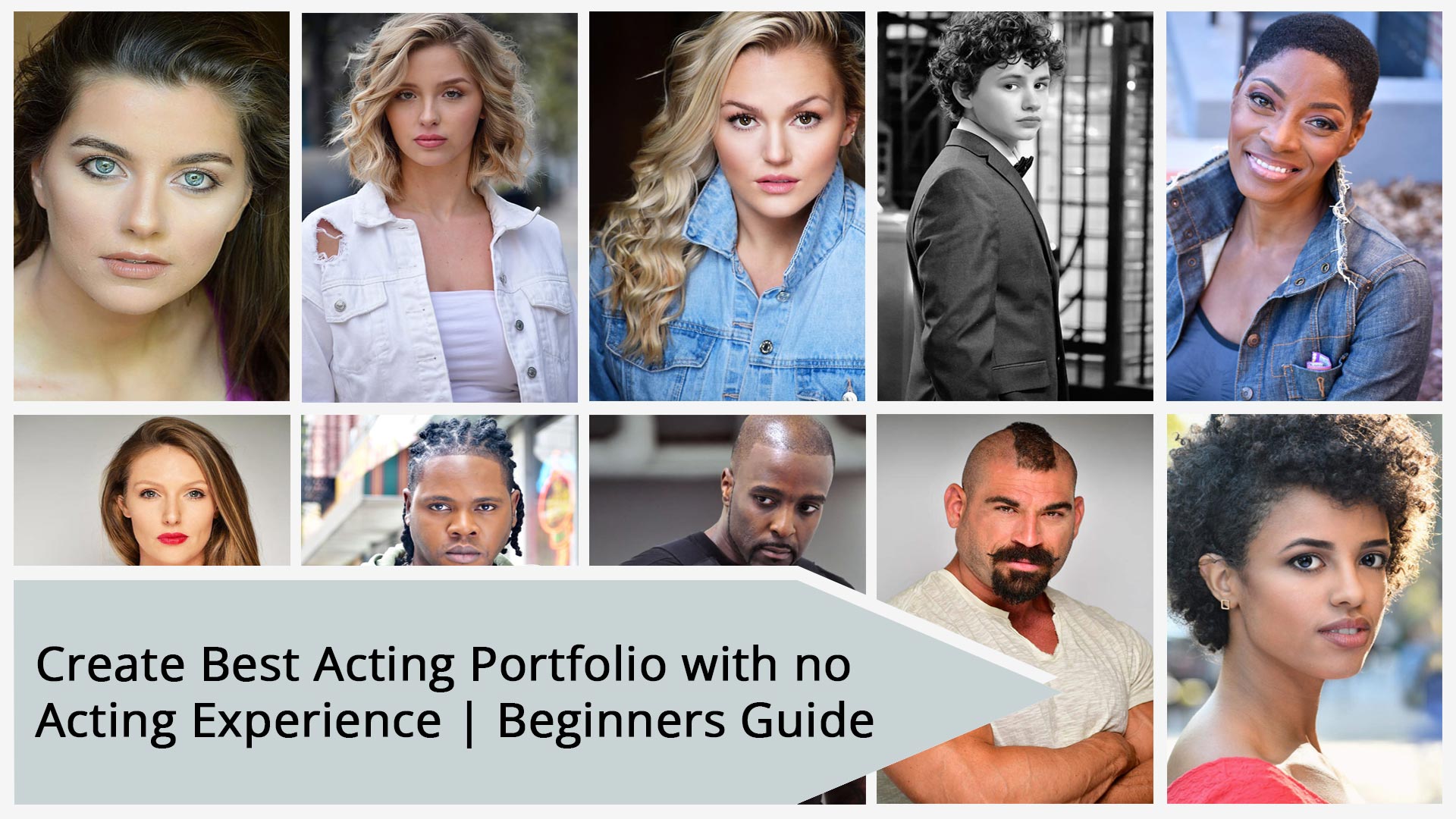Create Best Acting Portfolio with no Acting Experience| Beginners Guide