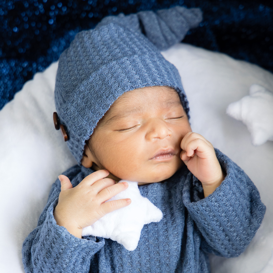 Sleepy Baby Newborn portrait photography