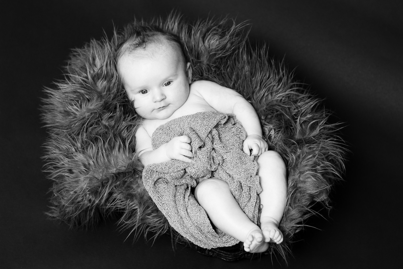 Newborn Photography black and white